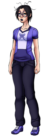 I initially created Ida so Amy would have someone to talk to before meeting Wade; I find it beneficial to introduce characters in pairs because you can show their personalities and impart exposition through their interactions with eachother. However, I grew attached to Ida while drawing her and kept her around after her original purpose was fulfilled.