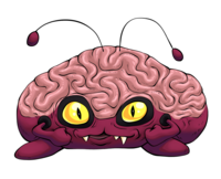 A while back I drew a bunch of fucked up Koobines for lols. I decided to use this one.