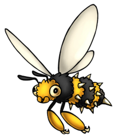 Not a whole lot to say about this one, I just wanted a bee to serve as a rival for my hornet.