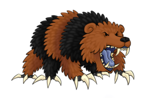 Not much to say about this one. Its design combines traits of a grizzly bear, a woolly bear and a water bear!